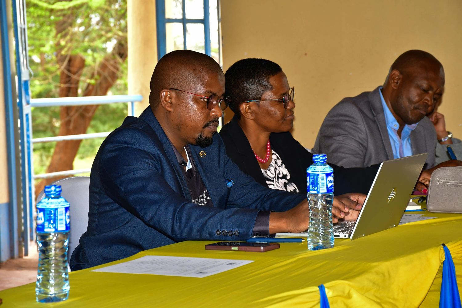 County officials at the interns induction session